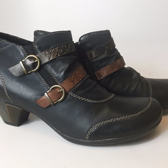 Dark Gray Remonte Ankle Boots, size 8.5, Brand New - Picture 1 of 8
